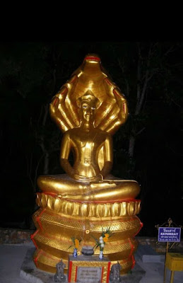 As the night takes over, the Big Buddha comes alive with a celestial radiance