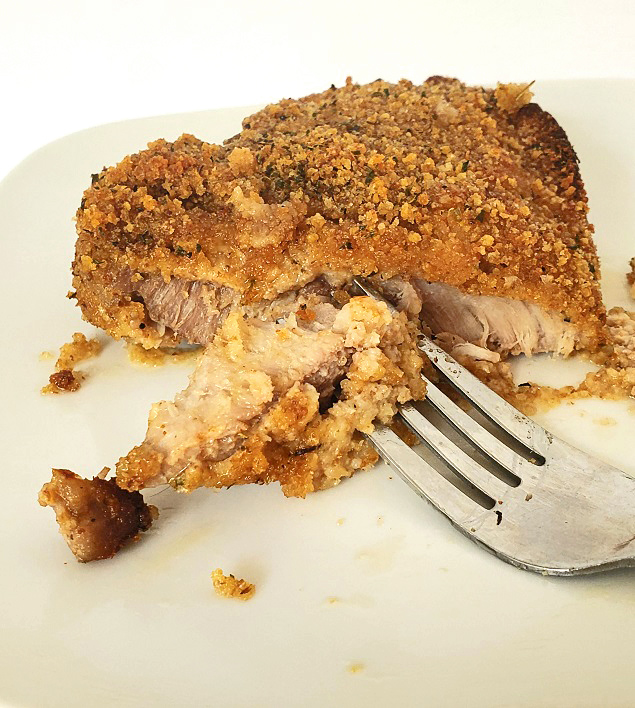 baked breaded pork chops