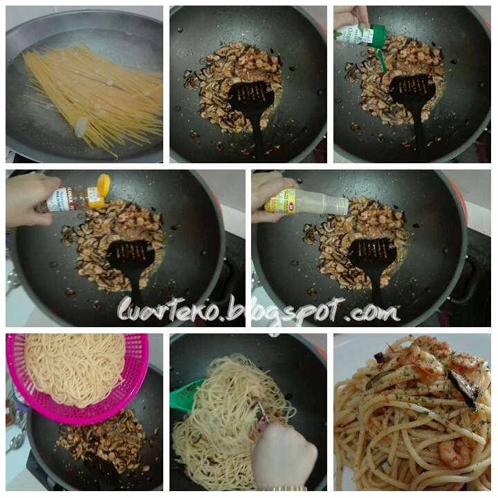 Resepi Spaghetti Aglio Olio Mudah dan Sedap - Luar TeKo