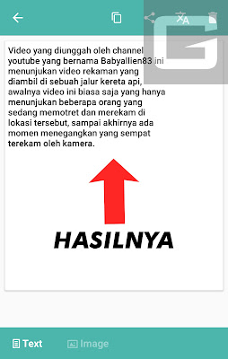 Cara Menyalin Teks Di Gambar Pada Hp Android