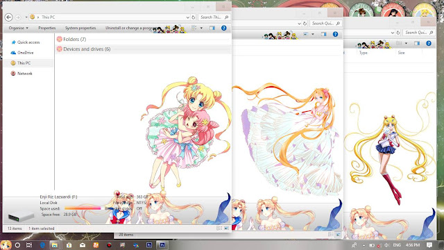 Windows 10 Ver. 1709 Theme Sailormoon Crystal by Enji Riz