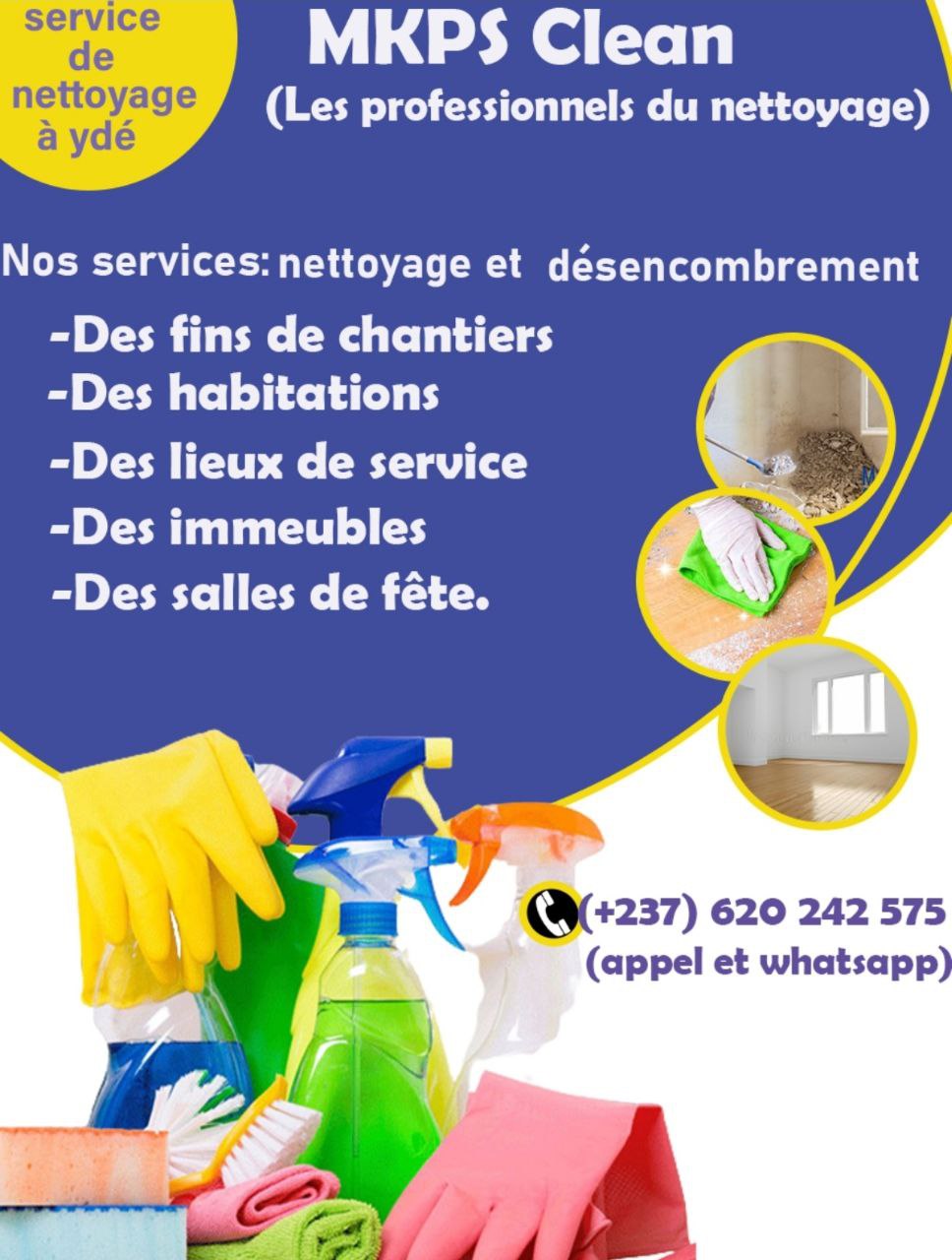 Service de nettoyage et désencombrement - MKPS Clean