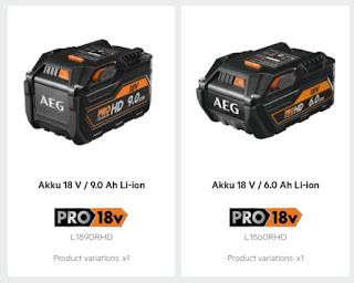 HD Akkus AEG Powertools