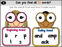  CVCC Phonics Fusion Sample Task Cards