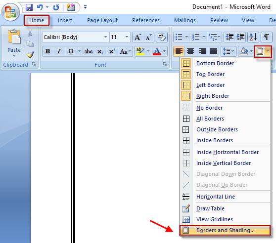 Macam Mana Nak Buat Garisan Surat Menyurat Dalam Microsoft Word
