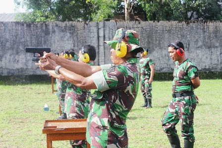 Asah Kemampuan, Kosek Hanudnas II Latihan Menembak