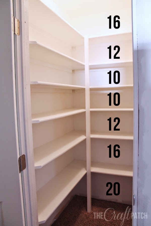 The Craft Patch: How to Build Pantry Shelving