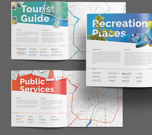 Inspirasi 20+ Desain Brosur dan Katalog Modern - Explore Rzeszow Brochure Design