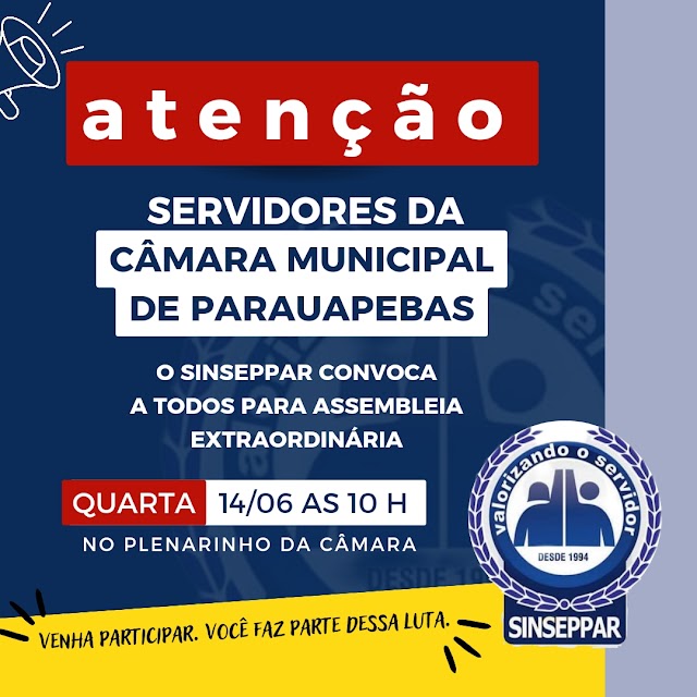 Assembleia Extraordinária Câmara Municipal 14/06