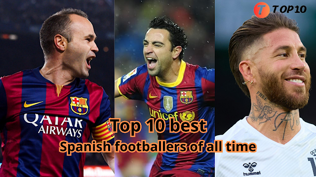Top 10 best Spanish footballers of all time