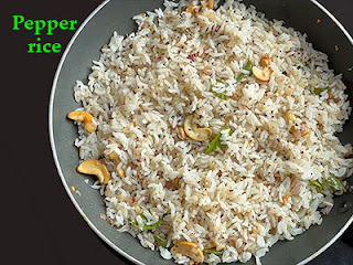 Pepper rice recipe in Kannada