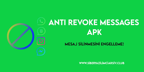 Anti Revoke Messages Apk - Mesaj Kurtarıcı