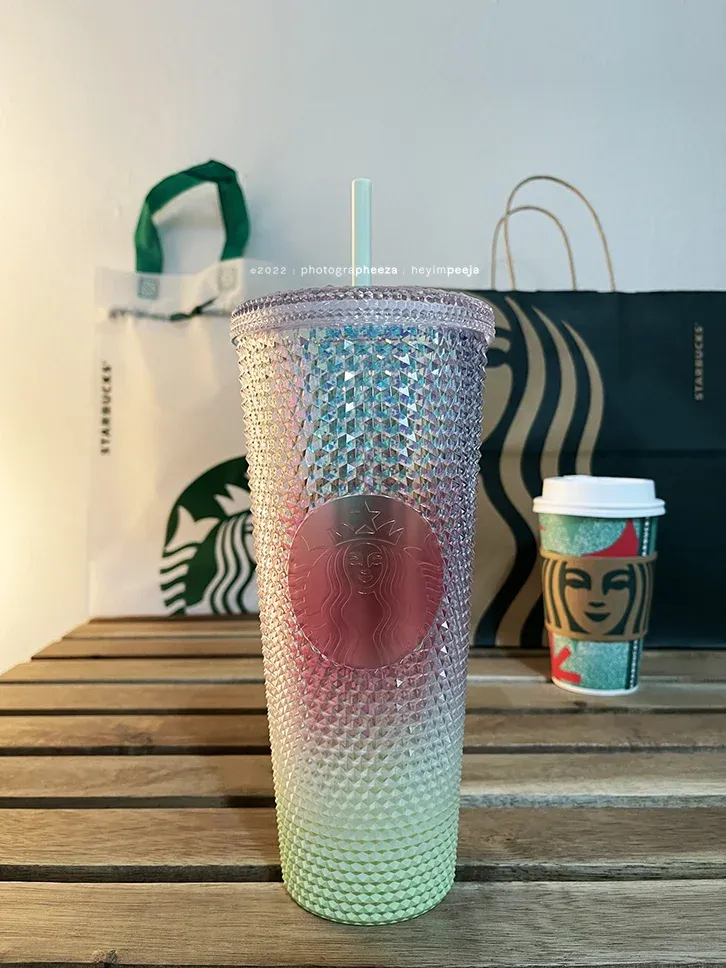 Tumbler Iridescent Green Cold Cup Starbucks