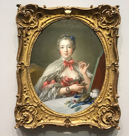  François Boucher, 1703–1770, Jeanne Antoinette Poisson, Marquise de Pompadour, 1750, with later additions, oil on canvas