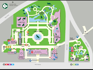 Central park zoo Map