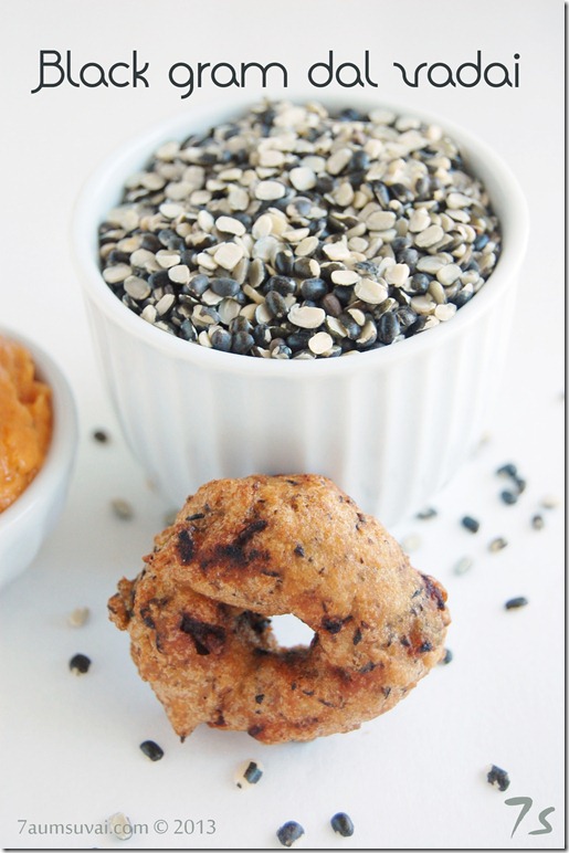 Black gram dal vadai