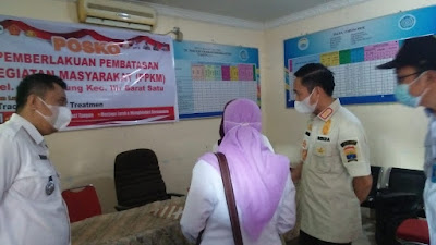 62 Kelurahan di Palembang Zona Merah, Sekda Ratu Dewa Tinjau Posko PPKM