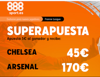 888sport superapuesta premier league Chelsea vs Arsenal 21 enero 2020