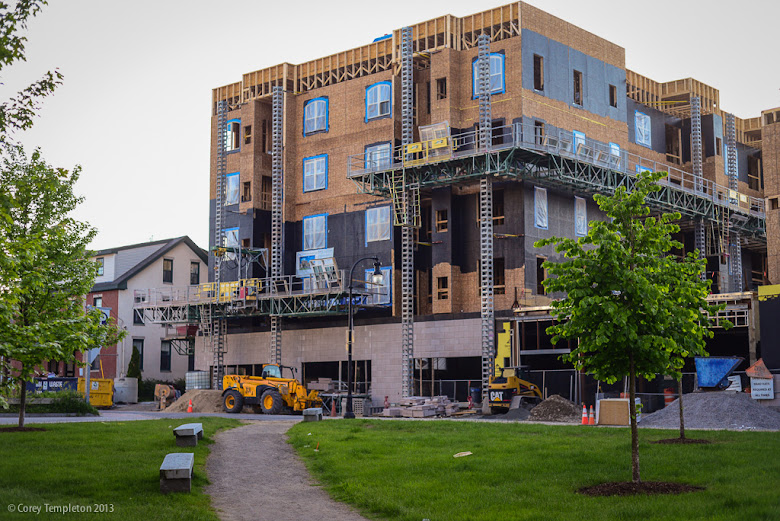 Bay House Condo in Portland, Maine Construction Photograph by Corey Templeton