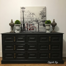 black painted drawers by lilyfield life