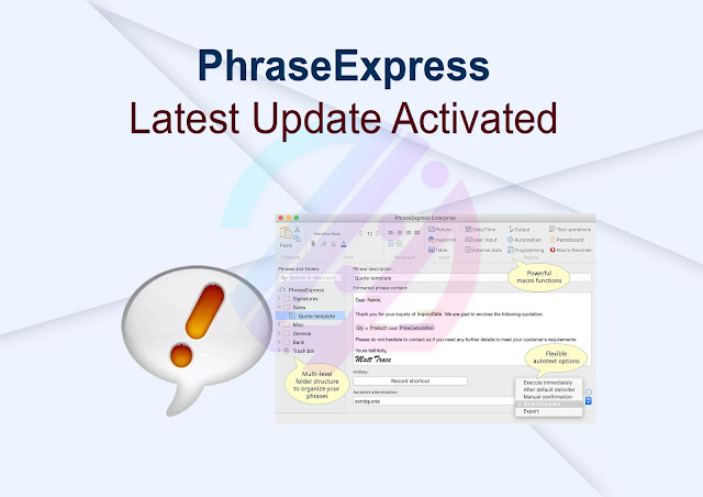 PhraseExpress 16.2.28 + Activator Latest Update