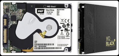 WD Black2 Combo SSD dan HDD