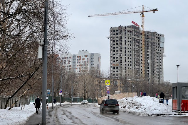 улица Годовикова, строящийся жилой дом по программе реновации