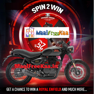 BEARDO Spin 2 Win ROYAL ENFIELD HUNTER 350 and More Prizes: Shop Rs. 300, Get One Spin Entry Free