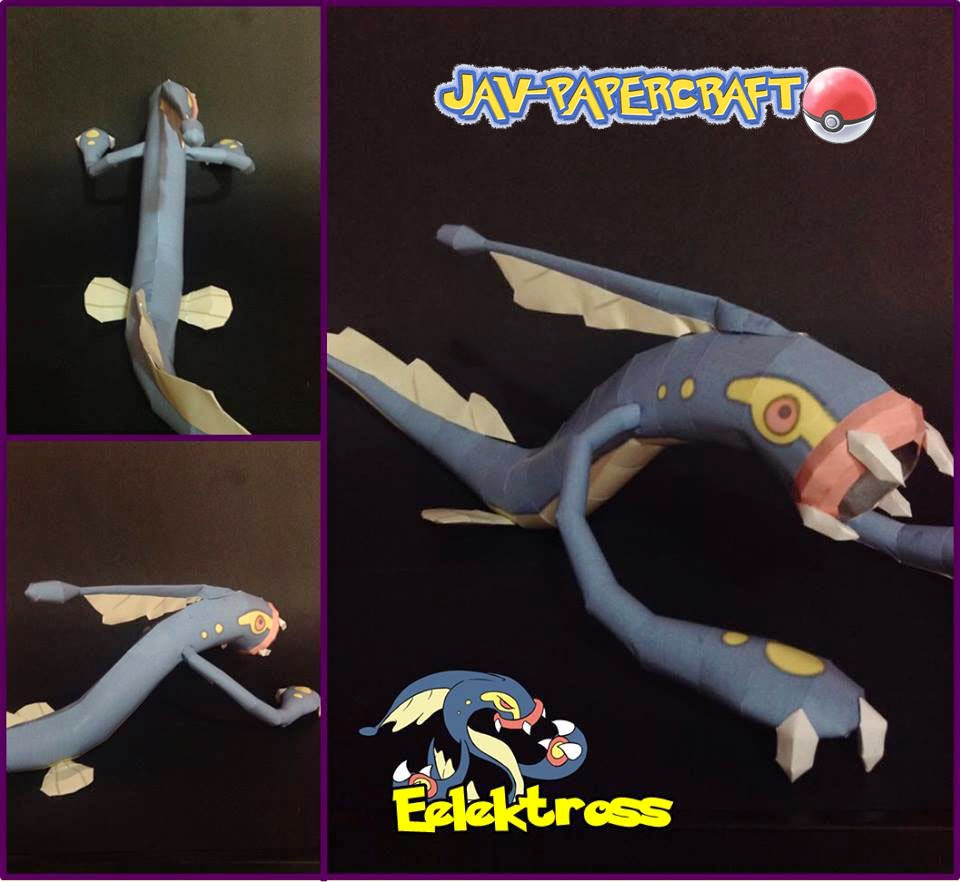 Pokemon Eelektross Papercraft