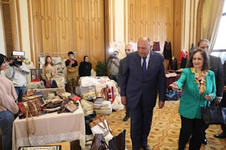 وزير الخارجية يفتتح معرض المنتجات المصرية التراثية " اشترى مصري" في نسخته العاشرة