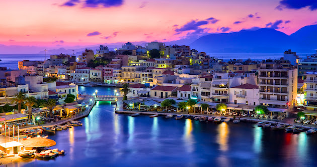 Crete is the largest island within the East Mediterranean Sea, 100 km South-East of terra firma Greece.