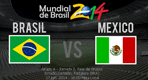 resultado final Brasil vs Mexico