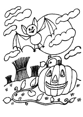 Halloween Coloring Book Pages