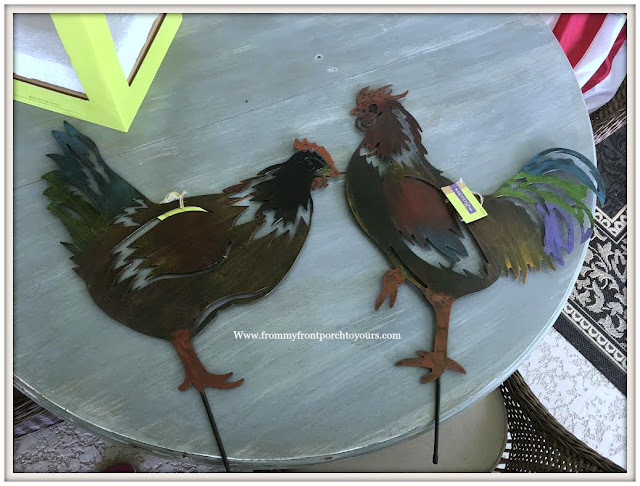 Hobby Lobby-Clearance-Garden Decor-Roosters-From My Front Porch To Yours