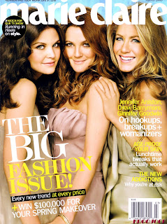 Jennifer Aniston, Drew Barrymore And Ginnifer Goodwin Pose Sexy On Marie Claire 