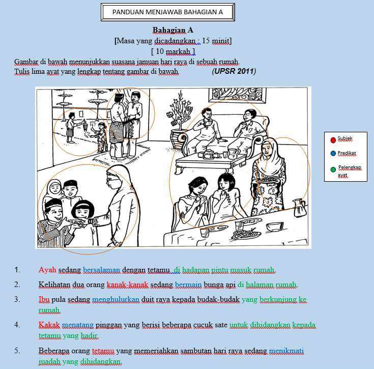 Bina ayat Format upsr 2016