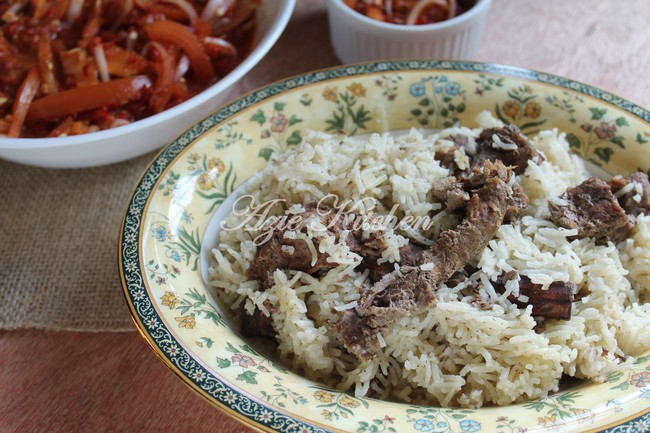 Nasi Daging Utara Yang Terlajak Sedap - Azie Kitchen