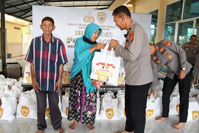 Polres Aceh Timur Gelar Bakti Sosial Rakor Bin SDM Tahun 2023 “Mengabdi Untuk Negeri”