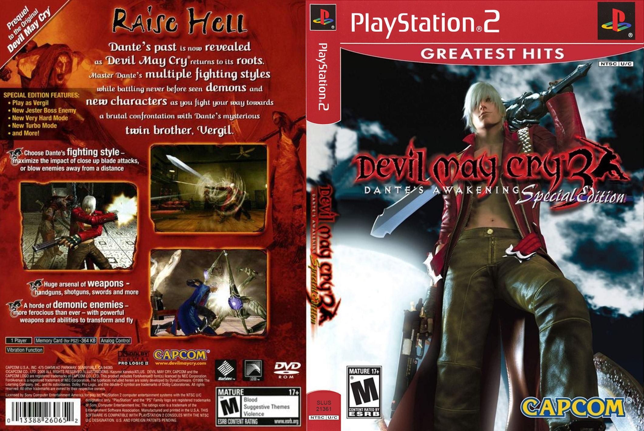 Devil May Cry 3: Dante's Awakening (Europe) PS2 ISO - CDRomance