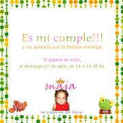 invitaciones de cumpleaños. Publicado por Paula Bartolome (invitacion definitiva)