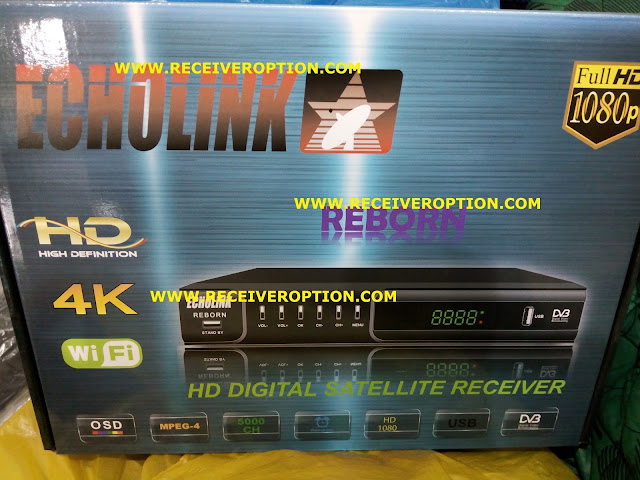 HOW TO CONNECT WIFI IN OLD MODEL ECHOLINK REBORN HD RECEIVER 