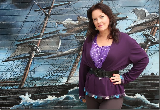purple jacket with lace 014