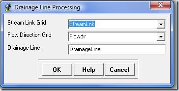 Ventana Drainage lines processing