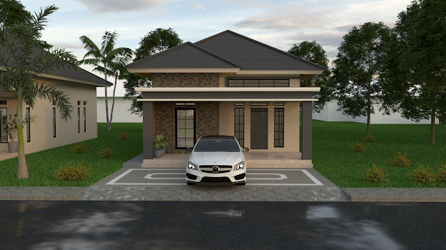 rumah tinggal 7m x 10m