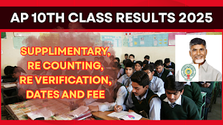AP SSC 10th Class Supplementary, Re counting, Re verification Dates 2025 in telugu: పదవ తరగతి సప్లమెంటరీ రీకౌంటింగ్ రీవాల్యుయేషన్ డేట్స్.