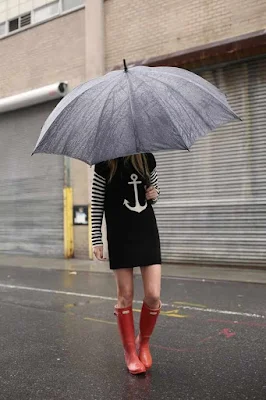 Como ficar estilosa nos dias de chuva.