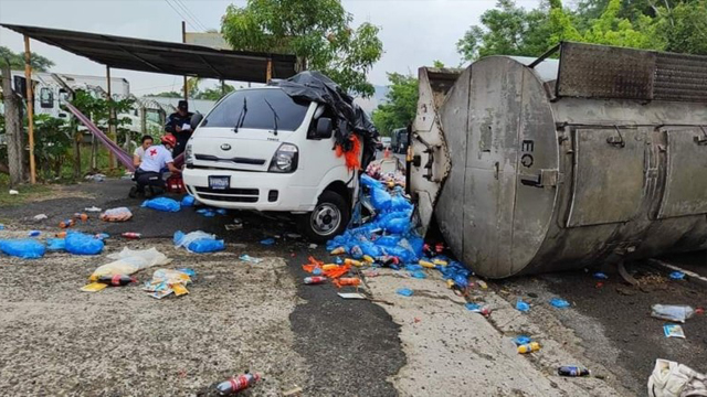 El Salvador: Joven murió tras caerle un remolque en Cuscatlán