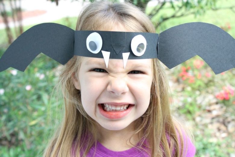 Bat headband Halloween craft