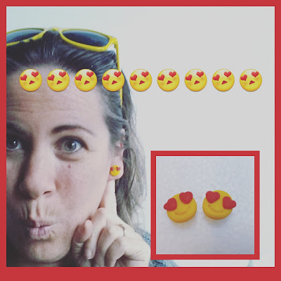 emoji emoticon fimo orecchini