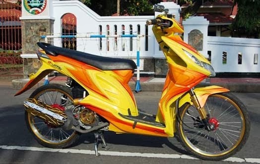 Modifikasi Motor Honda BeAT 2008 : Simpel tapi Tetap Modis 